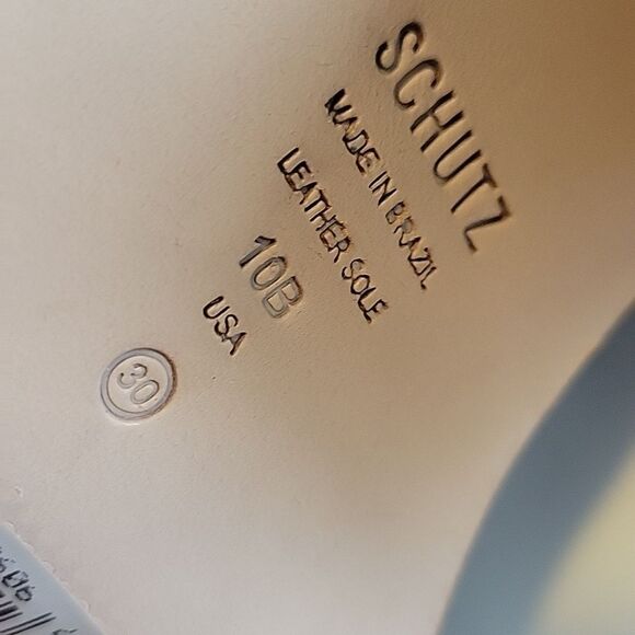 NEW SCHUTZ 10 ZARLY BRAZIL LEATHER SOLE MULES WESTERN SLIP ON BOOTIES NWT - Picture 11 of 12